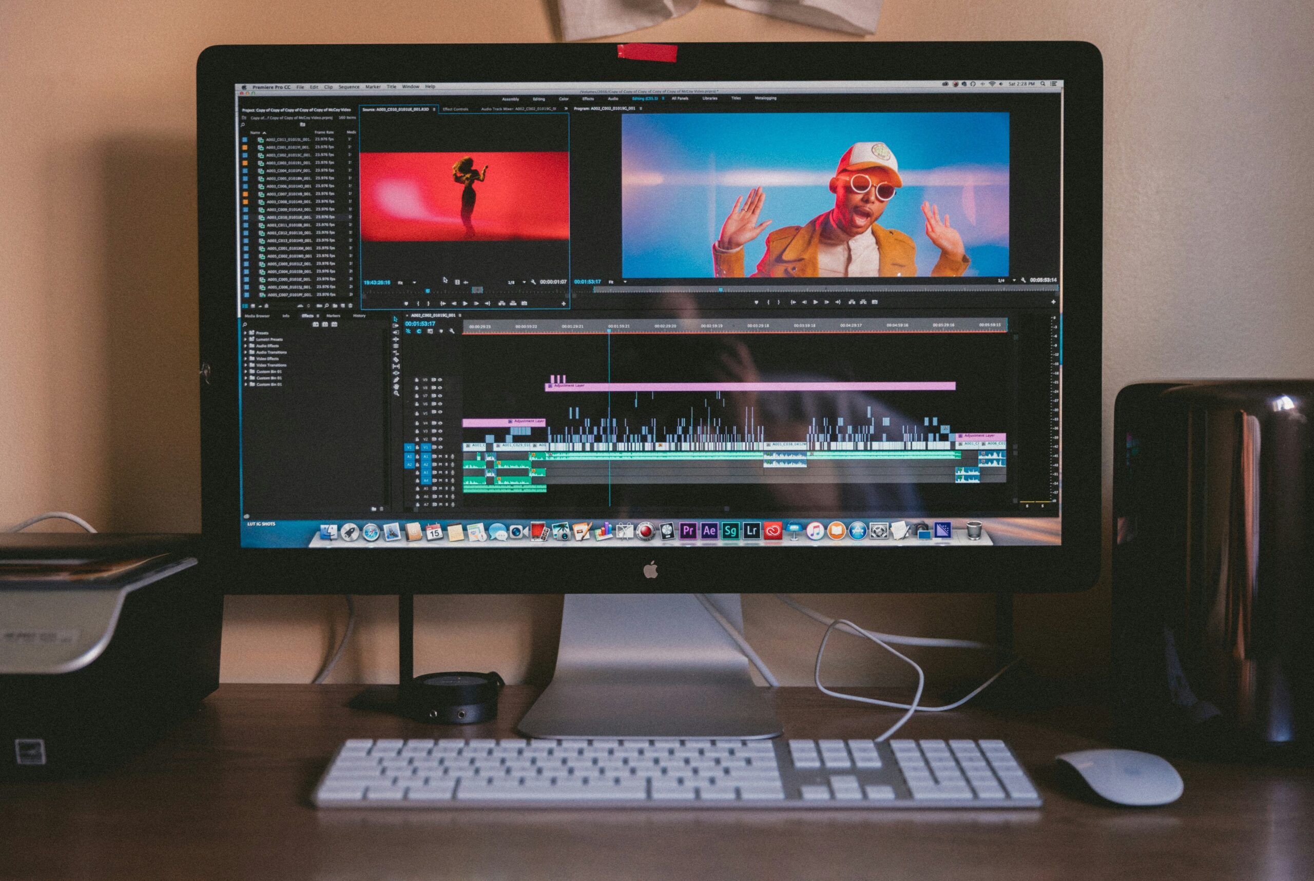 Before and after images illustrating the transformation from raw audio to polished subtitles.